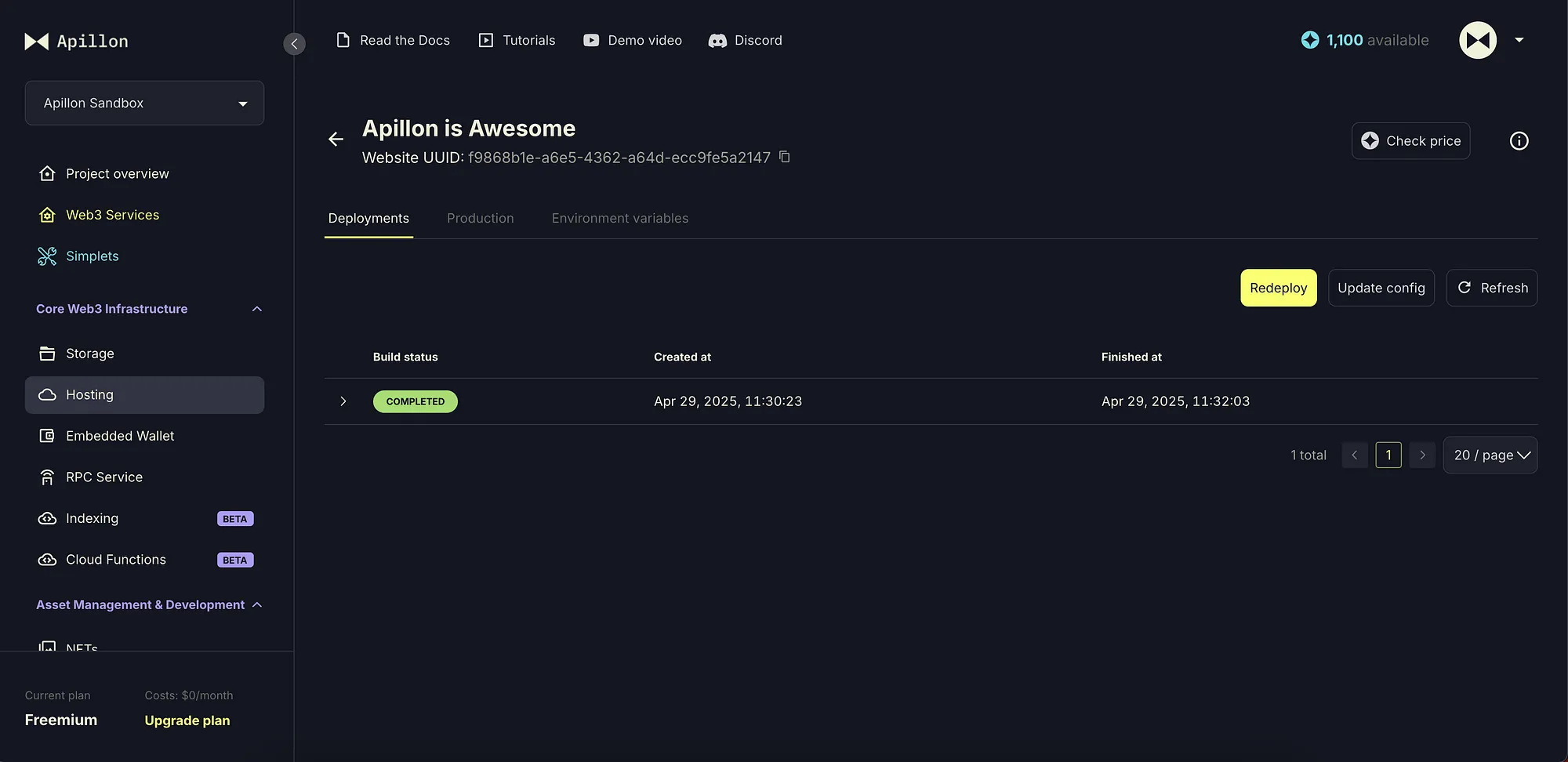 Apillon now supports GitHub deploys—launch your NFT site in fewer clicks